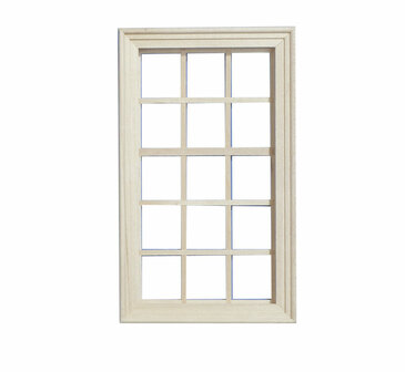 Large Wooden Window fits opening 166x94mm