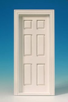 geboorte Persoon belast met sportgame Intiem Binnendeur met 6 panelen wit - Het Kralennest