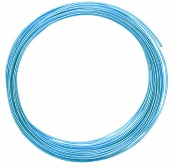 D41423 Aluminium draad 5 meter dikte 2 mm turquoise