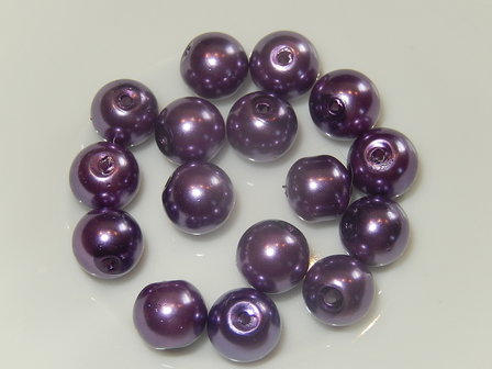 P6503 Glasparel violet rond 8 mm