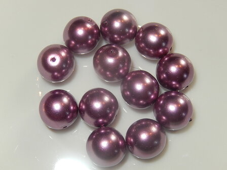 P6412 Glasparel violet rond 10 mm